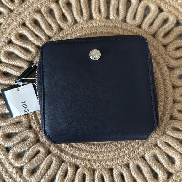 Nine West Handbags - NWT Vintage Navy Blue Nine West Wallet